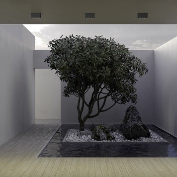 Уличный потолочный светильник Maytoni Ares O309CL-L10GF3K-1