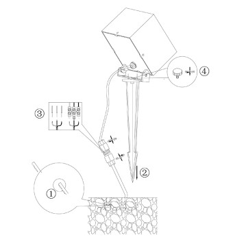 Уличный фонарь Maytoni Ares O309FL-L18B3K-10
