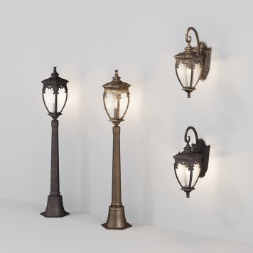 Уличный фонарь Maytoni Fleur O414FL-01BZ1-4