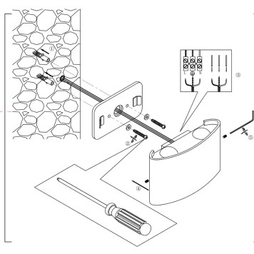 Уличный настенный светильник Maytoni Strato O417WL-L4B3K-2