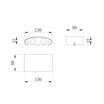Уличный настенный светильник Maytoni Strato O417WL-L4GR3K-5