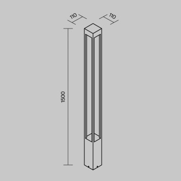 Уличный фонарь Maytoni Elbe O424FL-L20GF-7