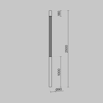 Уличный фонарь Maytoni Mill O427FL-L30GF3K-6