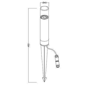 Уличный фонарь Maytoni Glide O437FL-01GF1-7