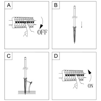 Уличный фонарь Maytoni Spear O441FL-L1GF3K1-6