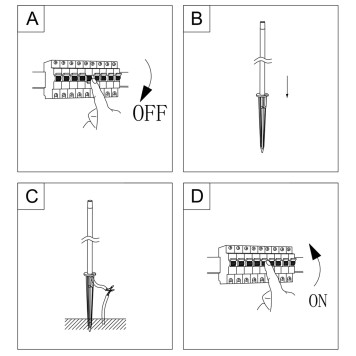 Уличный фонарь Maytoni Spear O441FL-L1GF3K-6