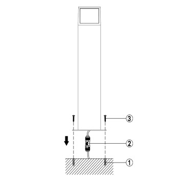 Уличный фонарь Maytoni Stock O446FL-L7GF3K-5