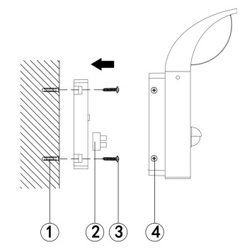 Уличный настенный светильник Maytoni Stock O446WL-L7GF3KSR-8