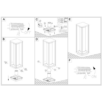 Уличный фонарь Maytoni Cell O452FL-01GF1-7