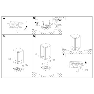 Уличный фонарь Maytoni Cell O452FL-01GF-7