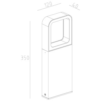 Уличный фонарь Maytoni Track O461FL-L7GF3K-7