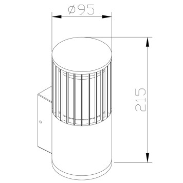 Уличный настенный светильник Maytoni Alura O492WL-01GF-7