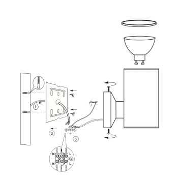 Уличный настенный светильник Maytoni Bowery O574WL-01B-14