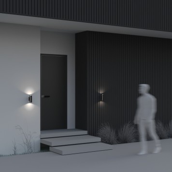 Уличный настенный светильник Maytoni Bowery O574WL-02B-1