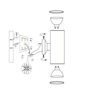 Уличный настенный светильник Maytoni Bowery O574WL-02B-15