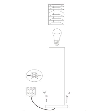 Уличный фонарь Maytoni Bronx O576FL-01GR1-12