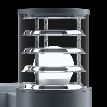 Уличный настенный светильник Maytoni Bronx O576WL-01GR-3