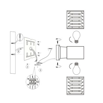 Уличный настенный светильник Maytoni Bronx O576WL-02B-11