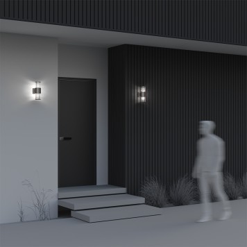 Уличный настенный светильник Maytoni Bronx O576WL-02GR-1