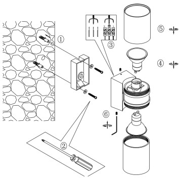 Уличный настенный светильник Maytoni Bowery O582WL-02BS-6