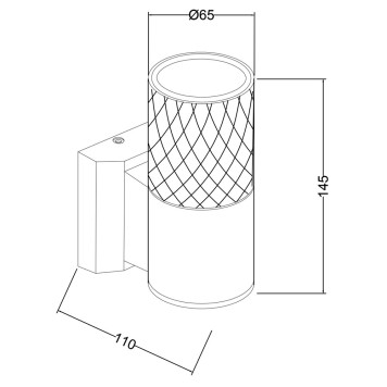 Уличный настенный светильник Maytoni Bowery O583WL-01B-5