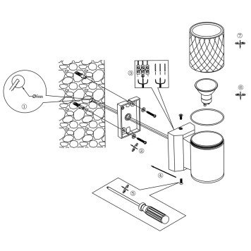 Уличный настенный светильник Maytoni Bowery O583WL-01B-6