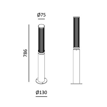 Уличный фонарь Maytoni Lit O593FL-L12BR3K-5