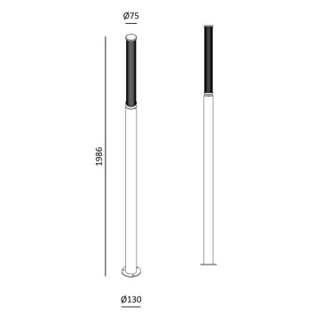 Уличный фонарь Maytoni Lit O593FL-L20BR3K-6