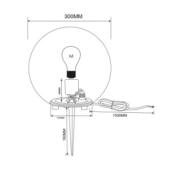 Уличный фонарь Maytoni Erda O594FL-01W-3