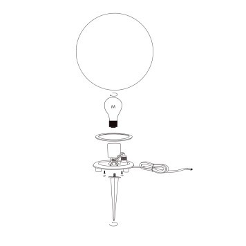 Уличный фонарь Maytoni Erda O594FL-01W-4