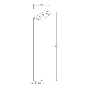 Уличный фонарь Maytoni Paso O595FL-L12B3K-12