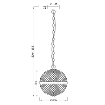 Люстра Maytoni Yonkers P004PL-01CH-4