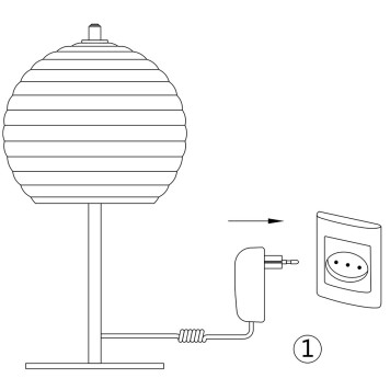 Лампа настольная Maytoni Rueca P060TL-L12BSK1-13