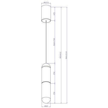 Люстра Maytoni Mist P101PL-L300-12W3K-BS-6