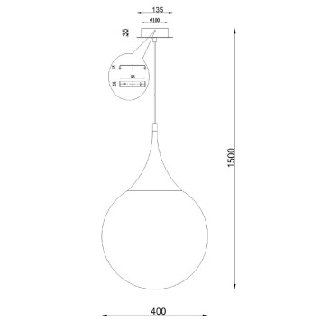 Люстра Maytoni Dewdrop P225-PL-400-N-8