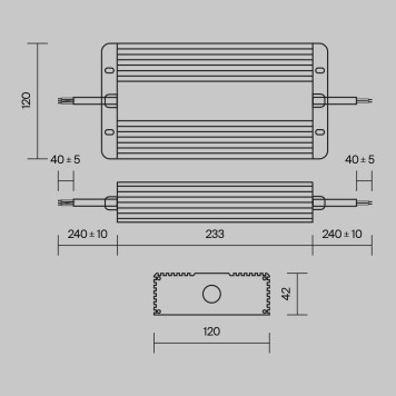 Блок питания Maytoni Power Supply Magnetic PSL008-400W-48V-IP67-4