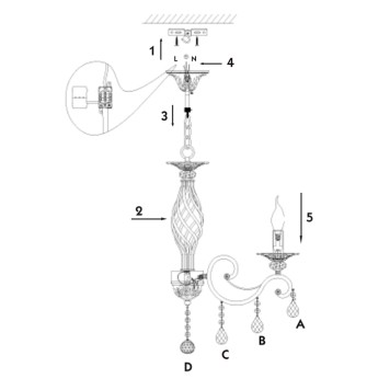 Люстра Maytoni Grace RC247-PL-06-R-7