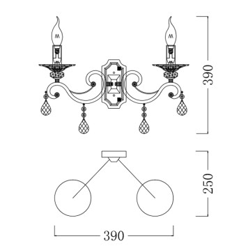 Бра Maytoni Grace RC247-WL-02-R-3