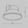Декоративная рамка-отражатель Maytoni Alfa LED Ring8-10W-RD-BS
