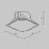 Декоративная рамка-отражатель Maytoni Alfa LED Ring8-10W-SQ-BS