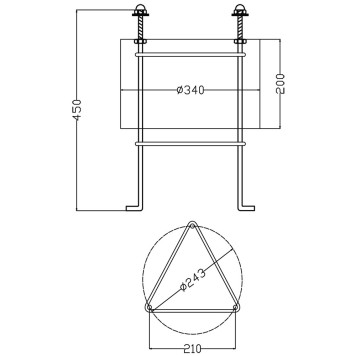 Универсальное крепление Maytoni Outdoor S-BASE-BIG-102-2