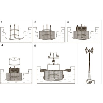 Универсальное крепление Maytoni Outdoor S-BASE-BIG-102-3