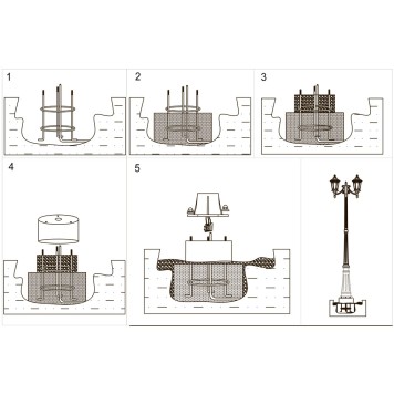 Универсальное крепление Maytoni Outdoor S-BASE-BIG-3