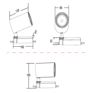 Трековый светильник Maytoni Trinity Vuoro TR029-3-10W4K-W-1