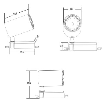 Трековый светильник Maytoni Trinity Vuoro TR029-3-20W4K-B-4