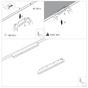 Трековый светильник Maytoni Exility Points Rot TR033-4-12WTW-M-DSZ-B-10