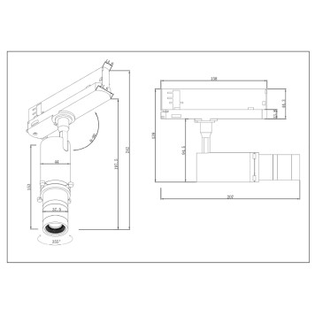 Трековый светильник Maytoni Trinity Gala TR108-3-10W3K-B-9