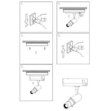 Трековый светильник Maytoni Trinity Gala TR108-3-10W3K-B-10