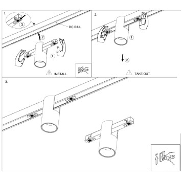 Трековый светильник Maytoni Exility Alfa TR122-2-7W3K-B-8