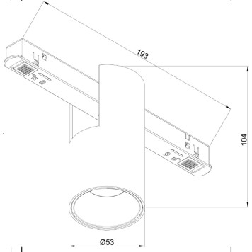 Трековый светильник Maytoni Exility Alfa TR122-2-7W4K-BS-6